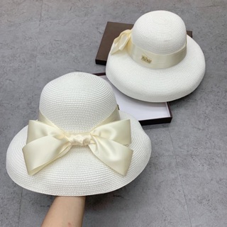 Mũ chuông cói nơ tiểu thư