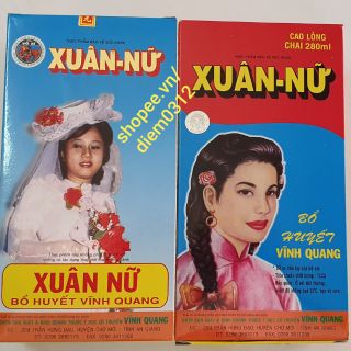 SIRO ĐIỀU KINH XUÂN NỮ BỔ HUYẾT CAO CHAI 280ml