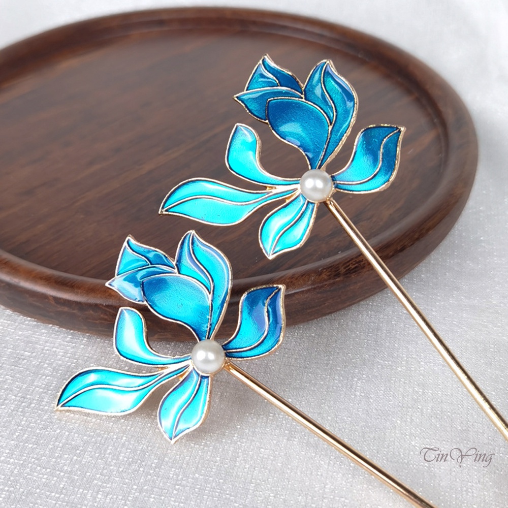 GETNOIVAS Trâm Cài Tóc Đính Ngọc Trai Kiểu Cổ Điển Thời Trang Sành Điệu Cho Nữ