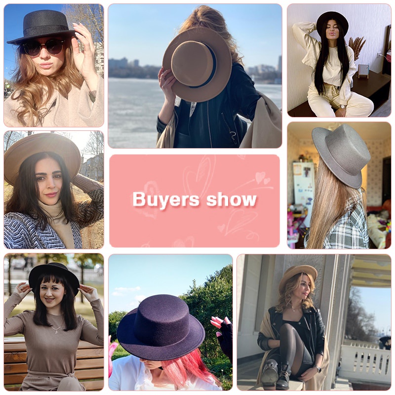 Mũ Fedora Vải Len Thời Trang Vintage Cho Nữ