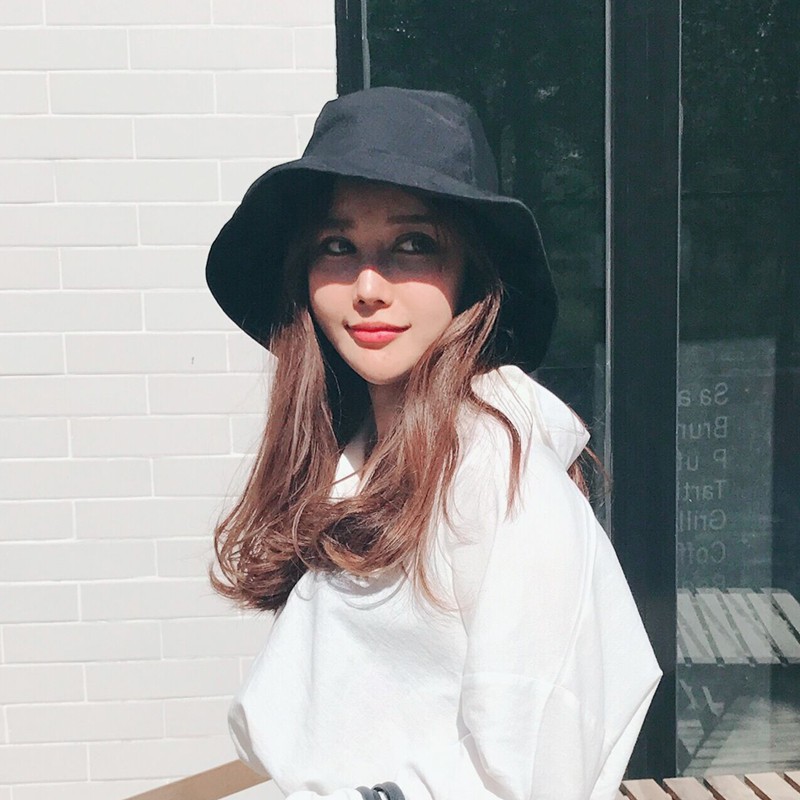 Nón Tai Bèo Vành Rộng Che Nắng Màu Trơn Kiểu Nhật Hàn Dễ Phối Đồ Thời Trang Mùa Hè Cho Nam Và Nữ