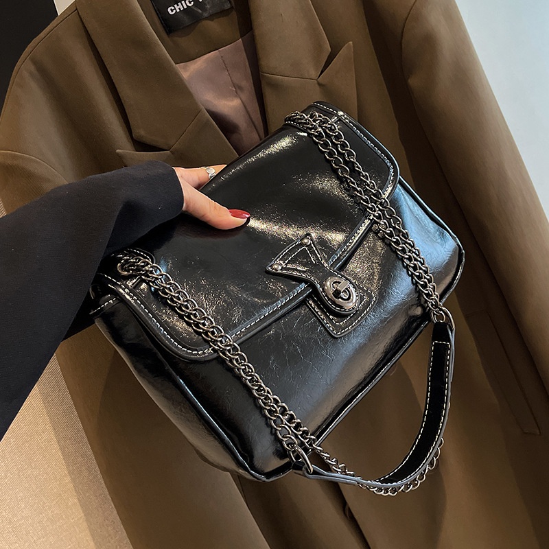 Túi Đeo Vai Dáng Vuông Nhỏ Màu Sắc Trơn Thời Trang Cao Cấp Cho Nữ