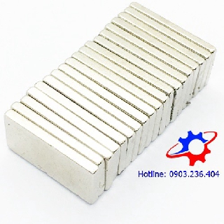 10 VIÊN NAM CHÂM VĨNH CỬU HÌNH HỘP CHỮ NHẬT 20x10x2MM MẠ NIKEL