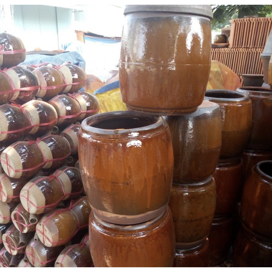 Lu   đựng gạo, gốm sứ Bình Dương