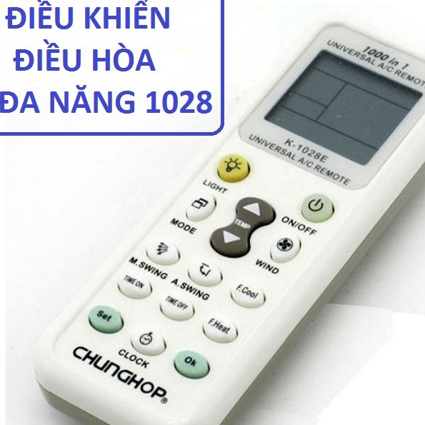 Remote Điều Khiển đa năng Máy Lạnh K-1028E Tích Hợp Hơn 1000 Tần Số