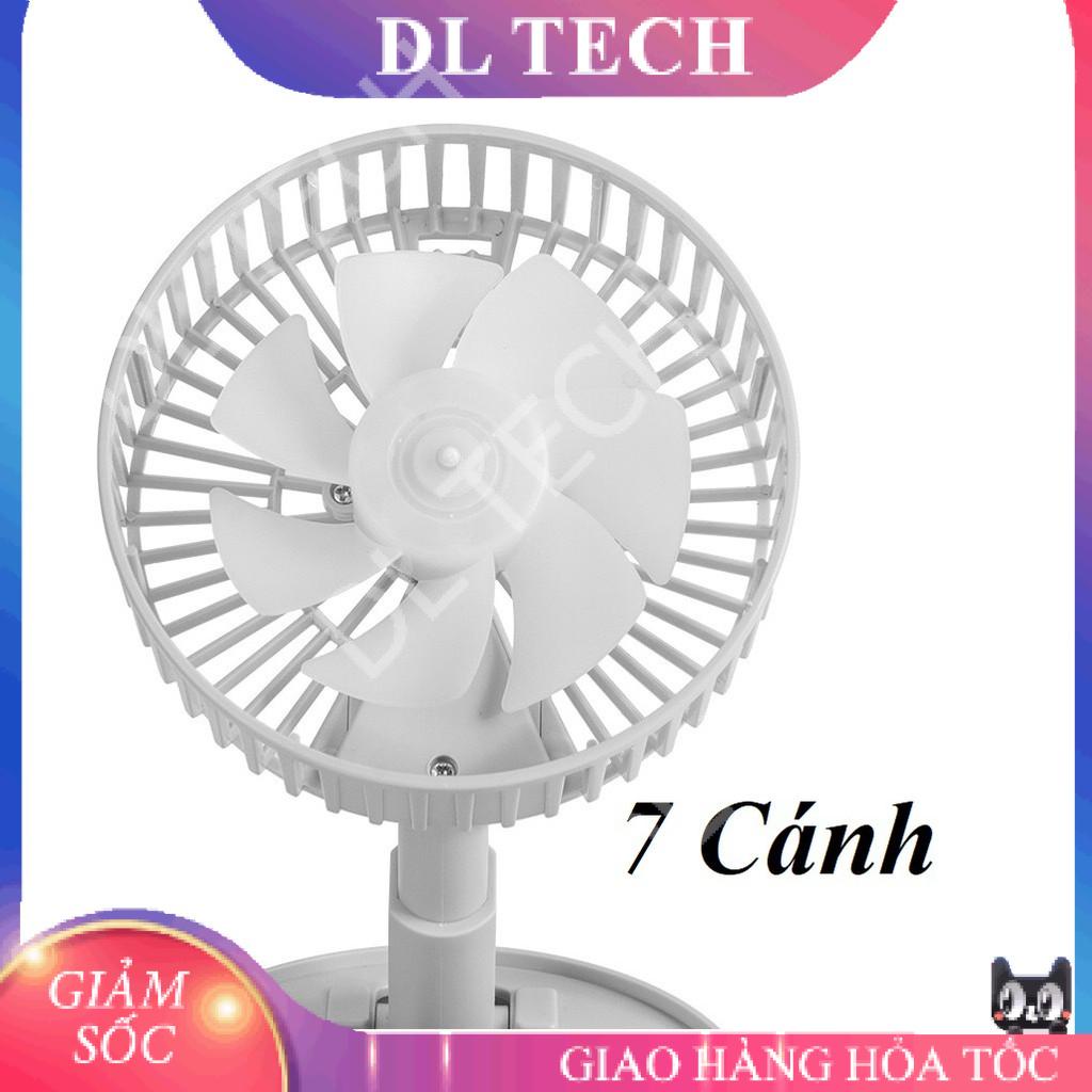 Quạt sạc tích điện mini gấp gọn A9 mini cầm tay để bàn siêu mát pin dùng lâu DL TECH