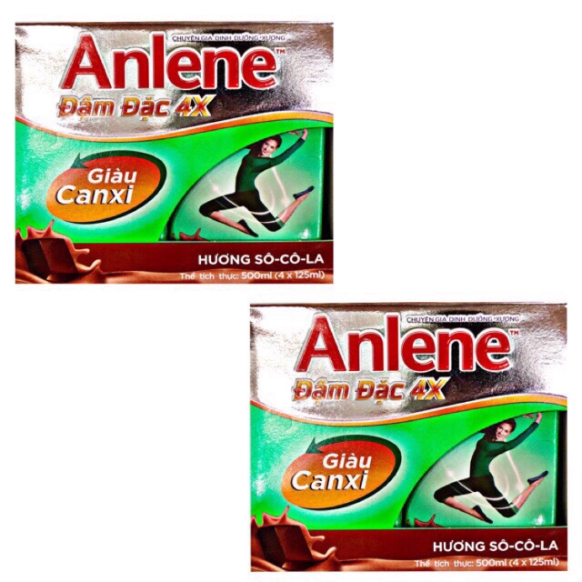 Thùng 12 lốc Anlene nước hương Sôcôla