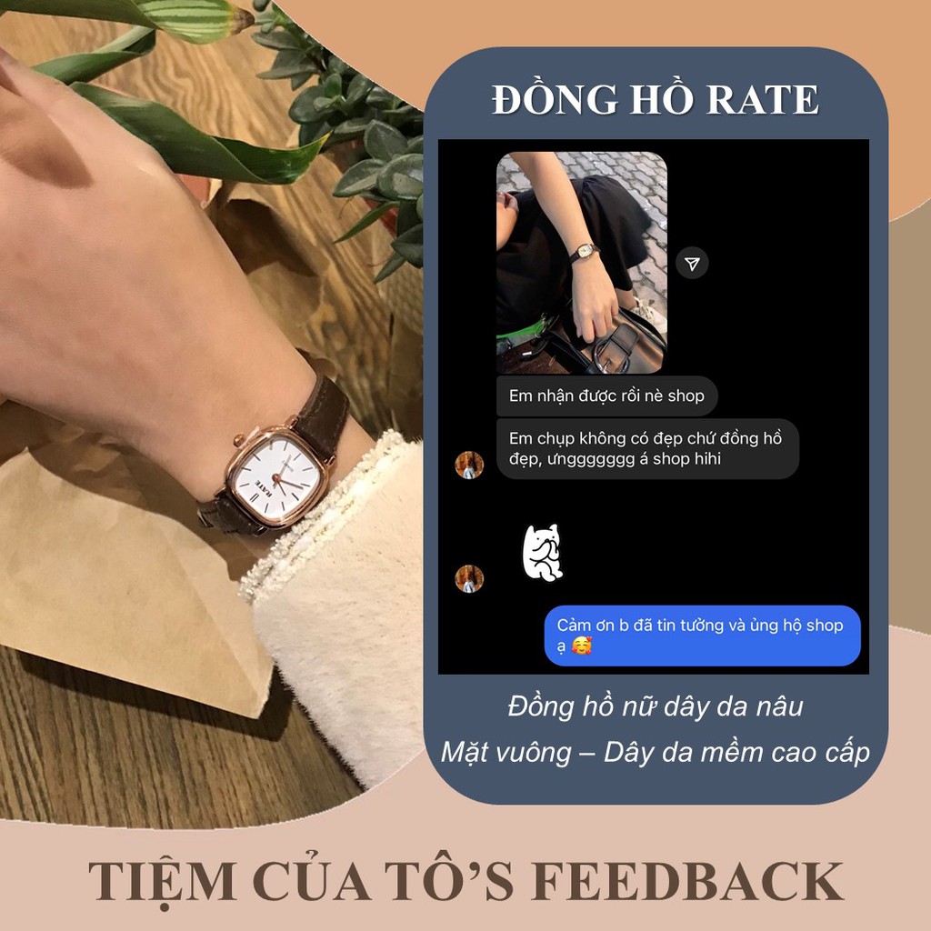 Đồng hồ nữ dây da, Đồng hồ nữ chính hãng cao cấp Rate đẹp thời trang | BigBuy360 - bigbuy360.vn