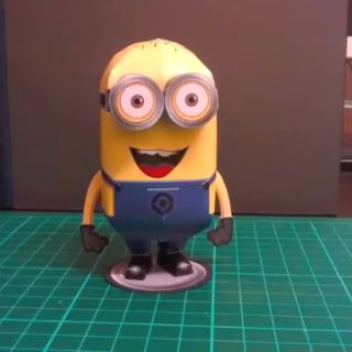 Mô hình giấy Minions Dave và Stuart [Despicable Me]