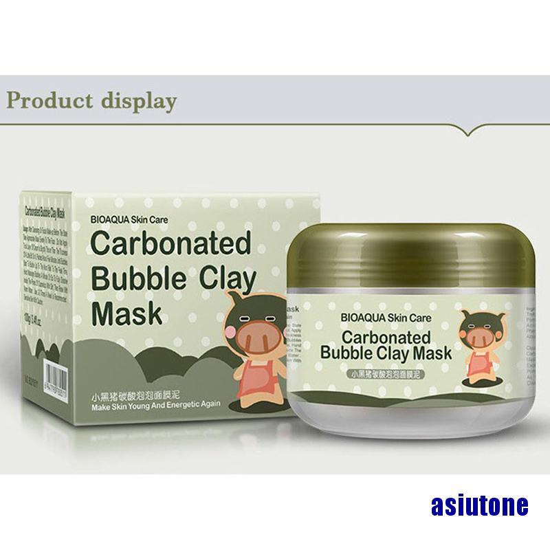 (Hàng Mới Về) Mặt Nạ Bùn Sủi Bọt Khí Oxy Loại Bỏ Mụn Đầu Đen Chăm Sóc Da 100g | BigBuy360 - bigbuy360.vn