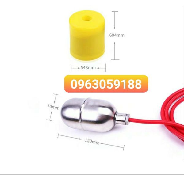 Phao Điện INox Dài 5 Mét -6 Mét