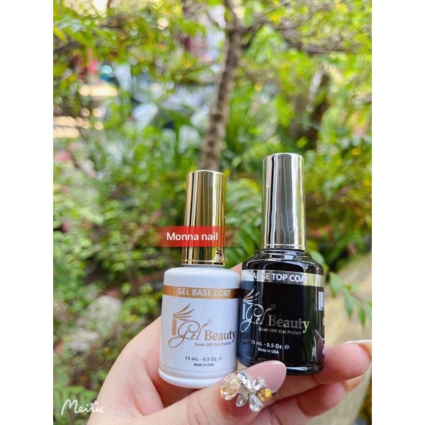 Bộ đôi Base, top Igel Beauty Chuẩn Bộ đôi liên kết, top bóng ( base top ) chính hãng từ mỹ Siêu kết 
