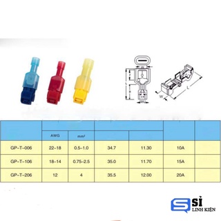 Combo 30 Cút nối chia dây điện T-type
