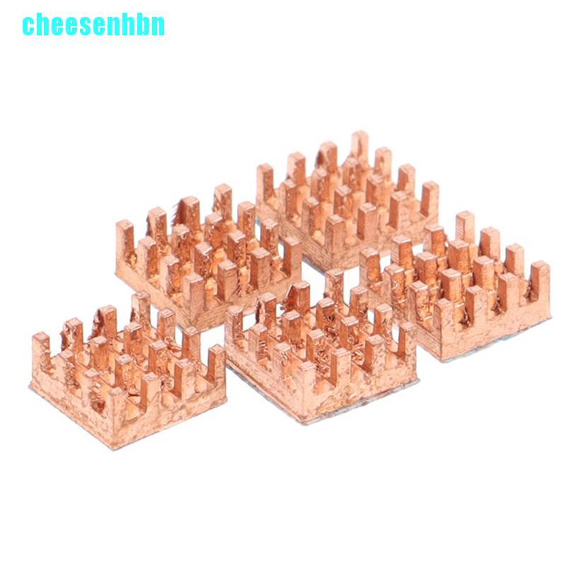 Bộ 5 Thanh Đồng Tản Nhiệt 9x9 X 4mm