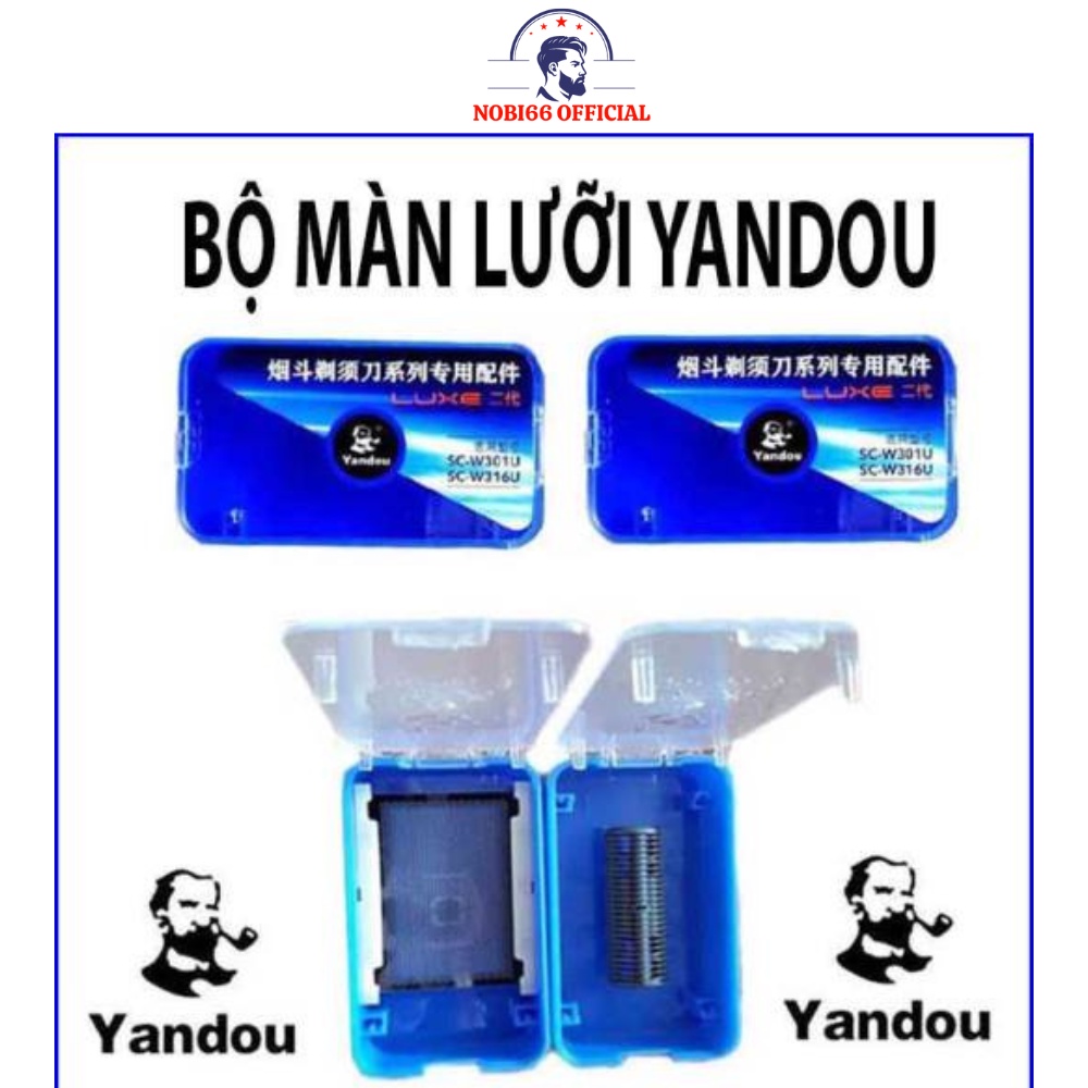 Bộ Lưỡi Và Màng Thay Thế Cho Máy Cạo Râu Yandou SC-W301U Nobiman