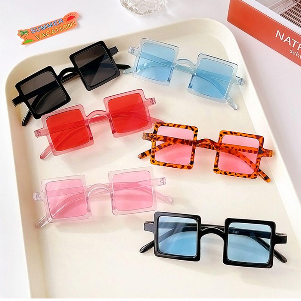 LILYES Kính Mát Gọng Vuông Trong Suốt Độc Đáo Thời Trang Đường Phố Cho Nữ