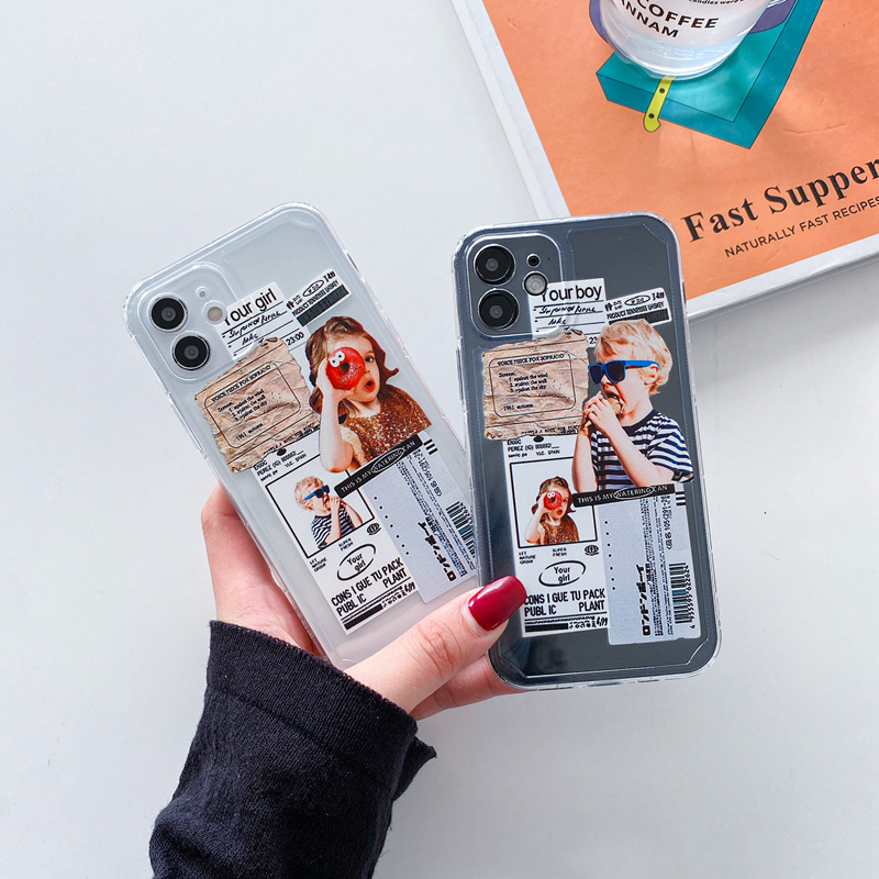 Ốp Lưng Trong Suốt Đơn Giản Cho Iphone 12 Pro Max 11 Pro Max X Xr Xs Max Xr 8 7 Plus | BigBuy360 - bigbuy360.vn