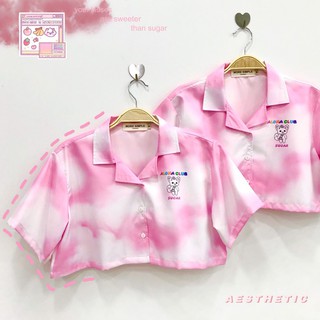 Áo Croptop nữ Aloha 🔸 CAO CẤP 🔸 áo thun nữ cổ trụ tay ngắn form rộng Ulzzang D26 (ảnh thật)