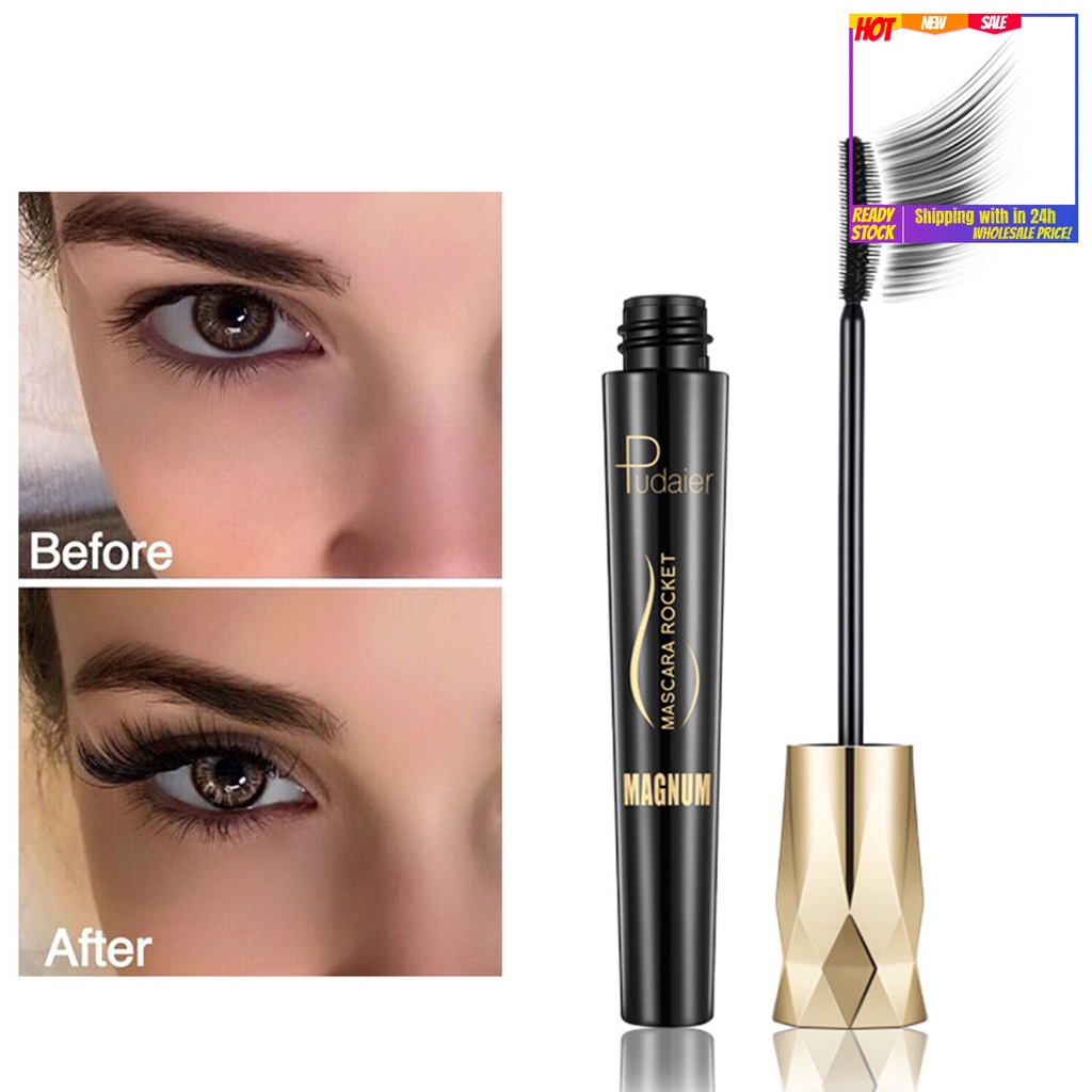 Mascara Pudaier 8ML Nhẹ Nhàng Chống Thấm Nước Chuốt Dài Và Cong Mi Tự Nhiên