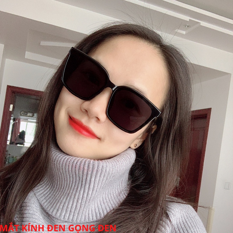 Kính nữ thời trang chống tia uv thiết kế dáng vuông sang chảnh phong cách Hàn Quốc