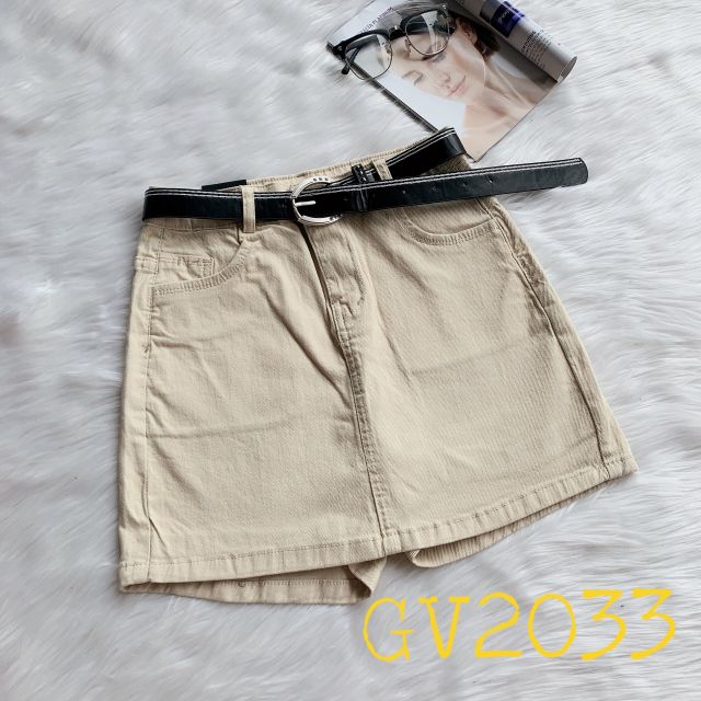 Quần giả váy jeans cotton co giãn xịn - ảnh thật | BigBuy360 - bigbuy360.vn