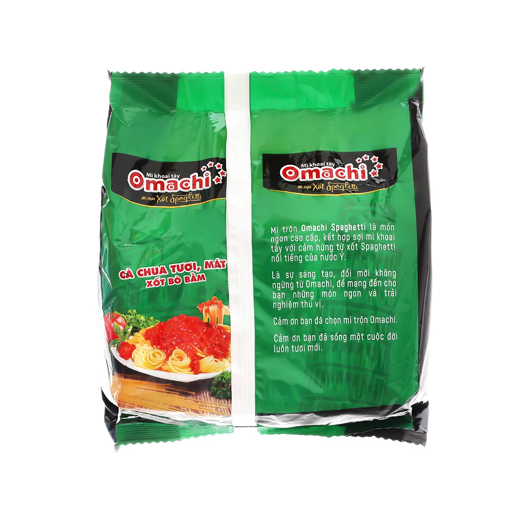 ⚡Date mới⚡Lốc 5 gói mì khoai tây Omachi xốt Spaghetti 91g | BigBuy360 - bigbuy360.vn