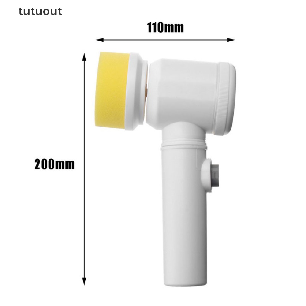 Bàn Chải Chà Rửa Điện Tử Cầm Tay Đa Ứng Dụng Cho Nhà Bếp Nhà Tắm Vn
