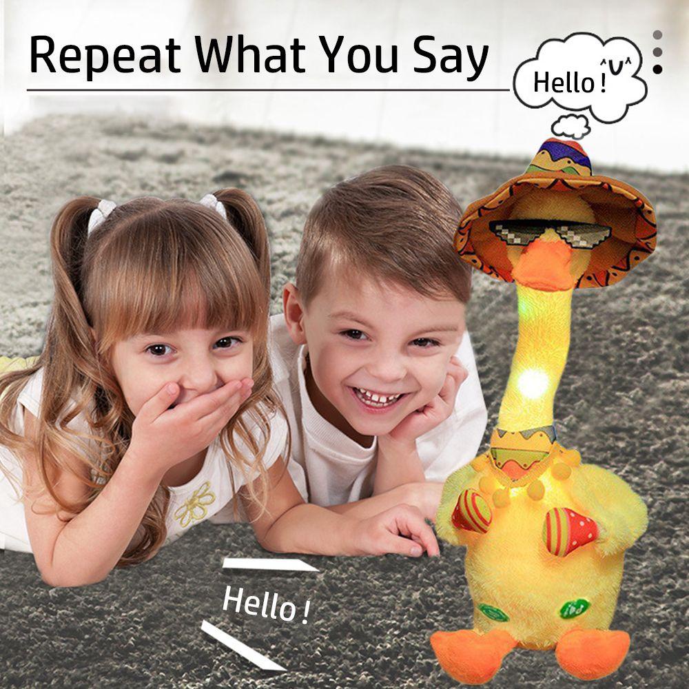 Búp Bê Vịt Điện Tử Biết Nói Màu Cầu Vồng Xinh Xắn