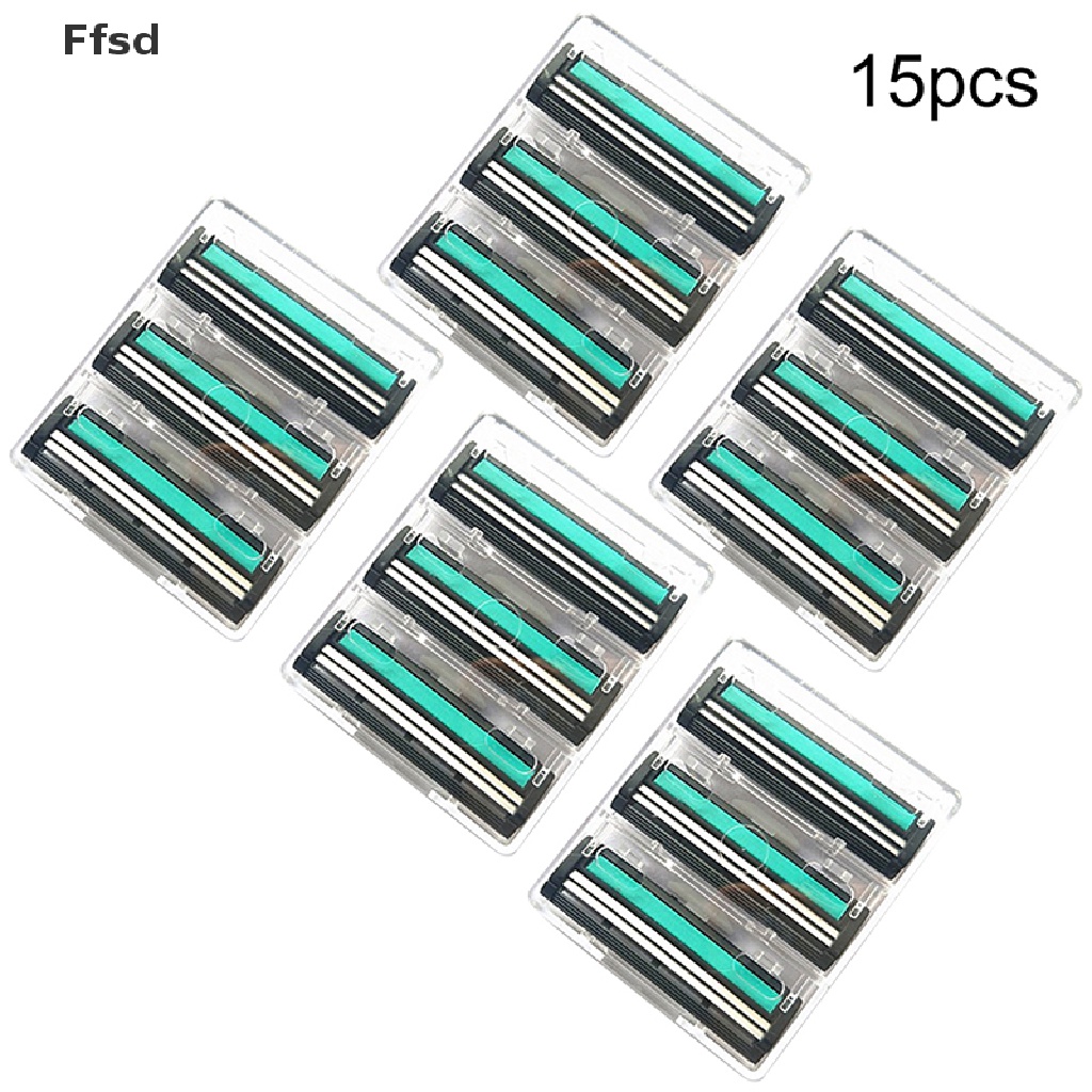 Bộ 15 Lưỡi Dao Cạo Râu Thay Thế An Toàn
