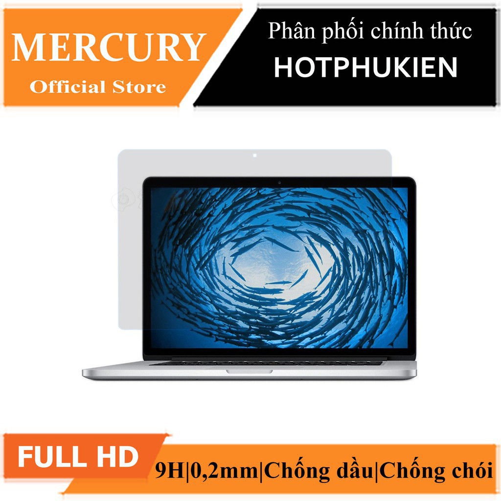 Miếng dán kính cường lực Mercury H+ Pro cho Macbook Pro 13.3'' 2015 - Hàng chính hãng(chống trầy,bảo vệ tuyệt đối)