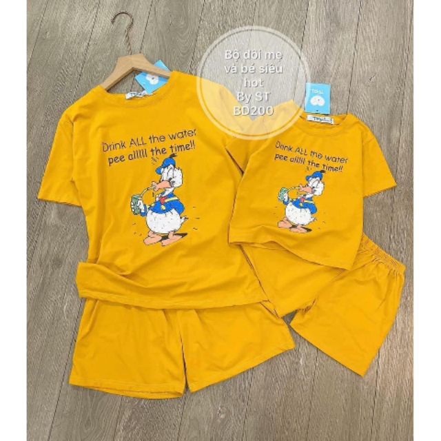 Set đồ đôi mẹ bé cưng xỉu