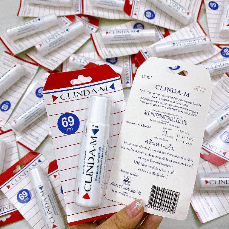 Gel Chấm Các Loại Mụn Clinda-M Thái Lan