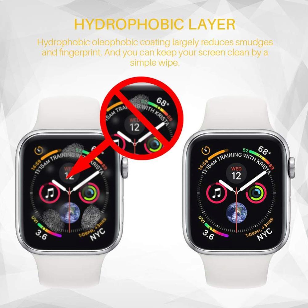 Miếng Dán Bảo Vệ Màn Hình Đồng Hồ 9D Cho Apple Watch Series 4 3 2 1 iWatch 38/40/42/44 mm Worth Muaing B9Q9