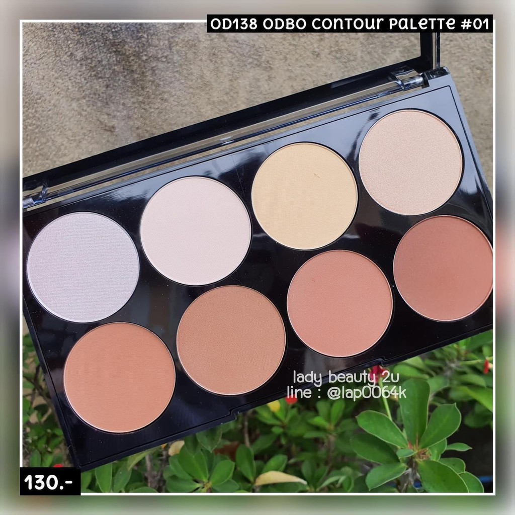 Phấn Tạo Khối Và Highlight Odbo Pro Palette OD138