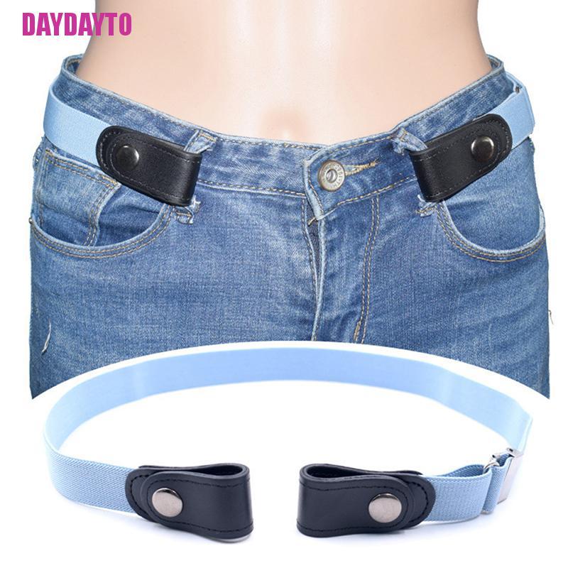 [DAYDAYTO] Thắt Lưng Co Giãn Vô Hình Không Có Khóa Cho Quần Jean No Bulge Hassle