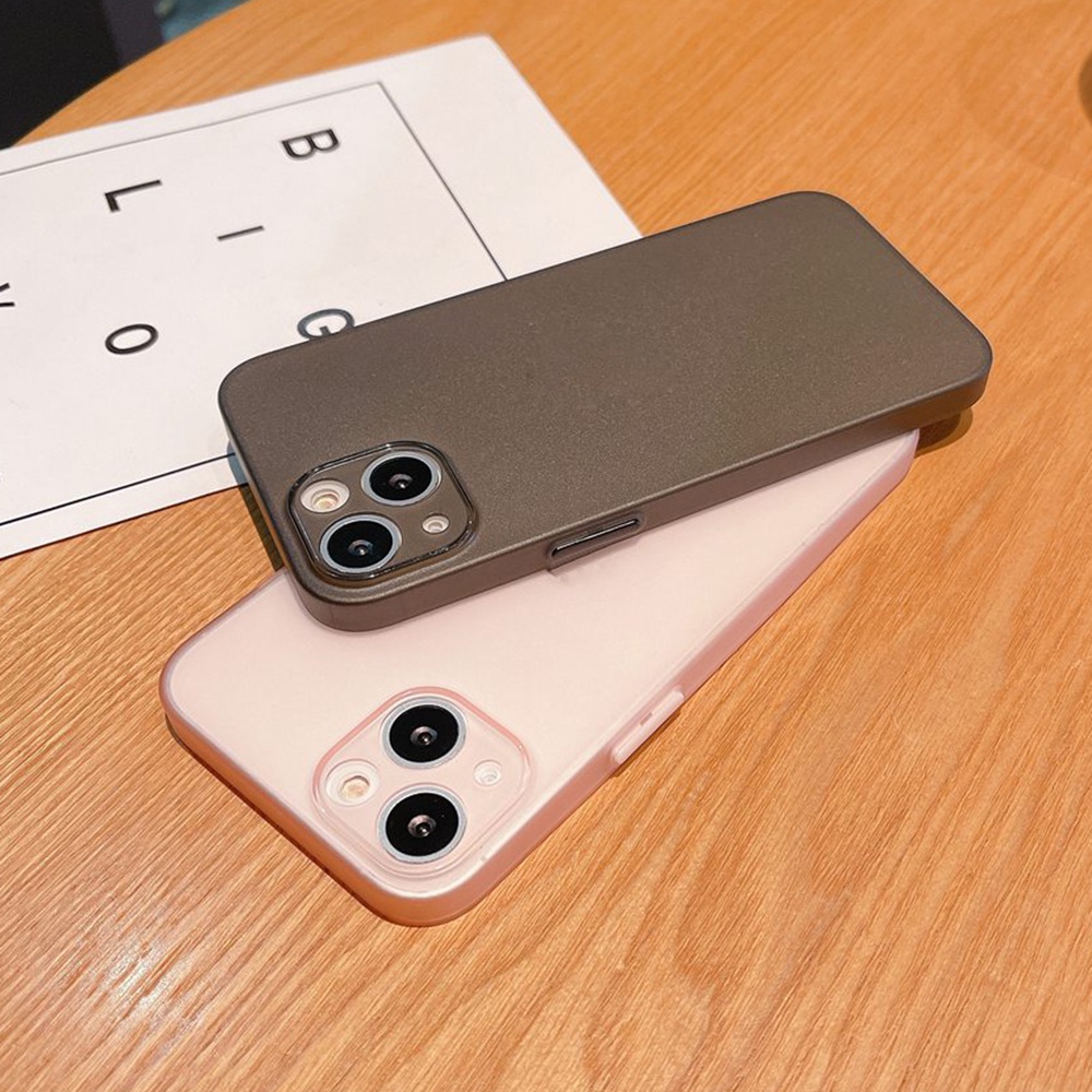 Ốp Điện Thoại TPU Mềm Nhám Siêu Mỏng 0.3mm Cho iPhone 13 Pro Max 13 Pro 13 Mini
