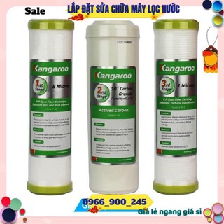 (Giá Gốc) Lõi Lọc Nước Kangaroo Số 1,2,3 ♥️ Bộ 3 Lõi Lọc Nước kangaroo Số 123 ♥️ Lõi Lọc Thô