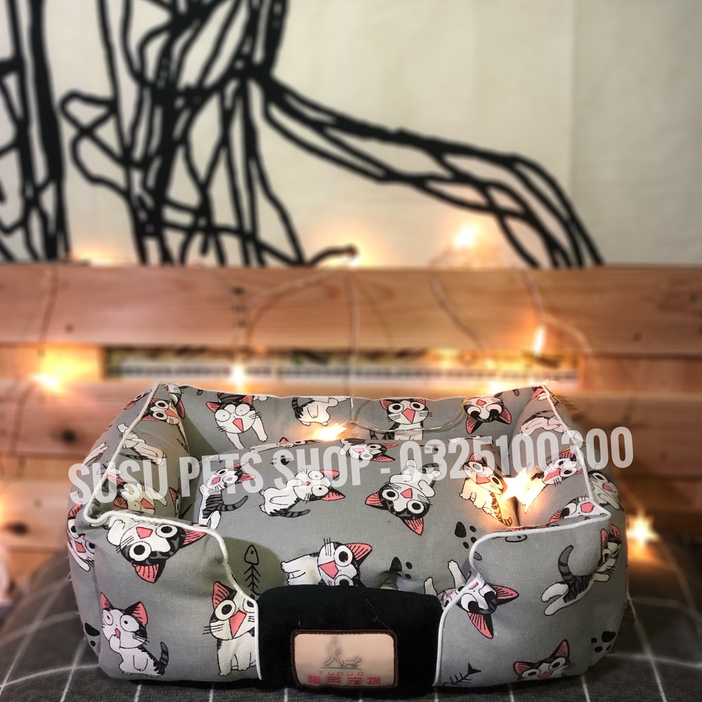 Ổ đệm họa tiết cho thú cưng