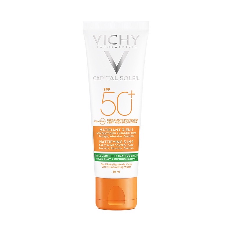 Kem Chống Nắng Vichy Capital Soleil 50ML - vichy có màu da, không màu, chống lão hoá