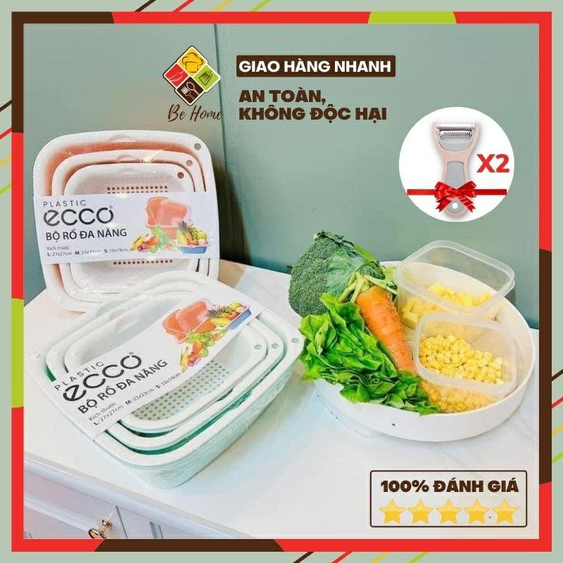 Bộ rổ 6 món ecoco siêu dày dặn