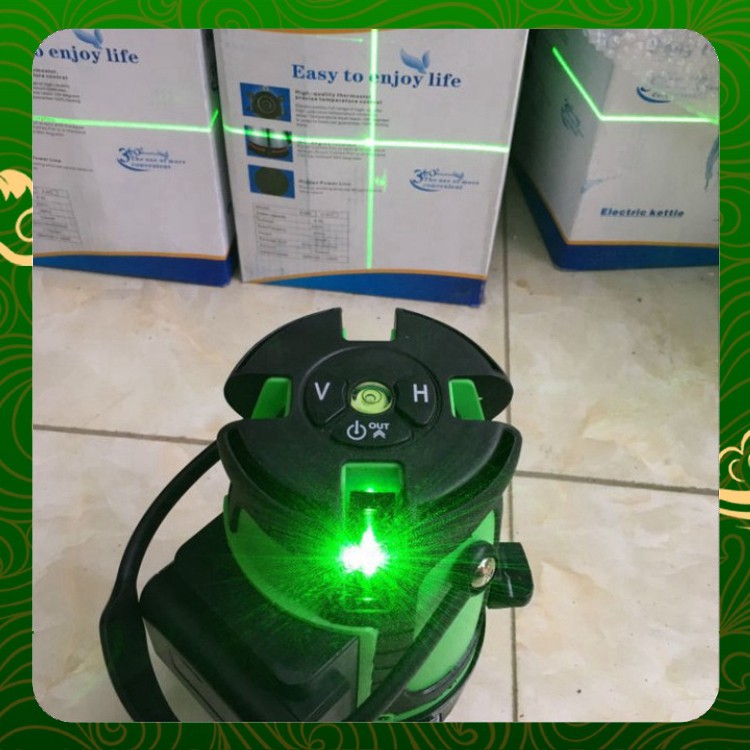 Máy cân bằng laser - máy bắn cos - máy bắn cốt - máy bắn tia laze - máy cân mực - laser lever  (Tặng chân 1m2 &amp; kính) _