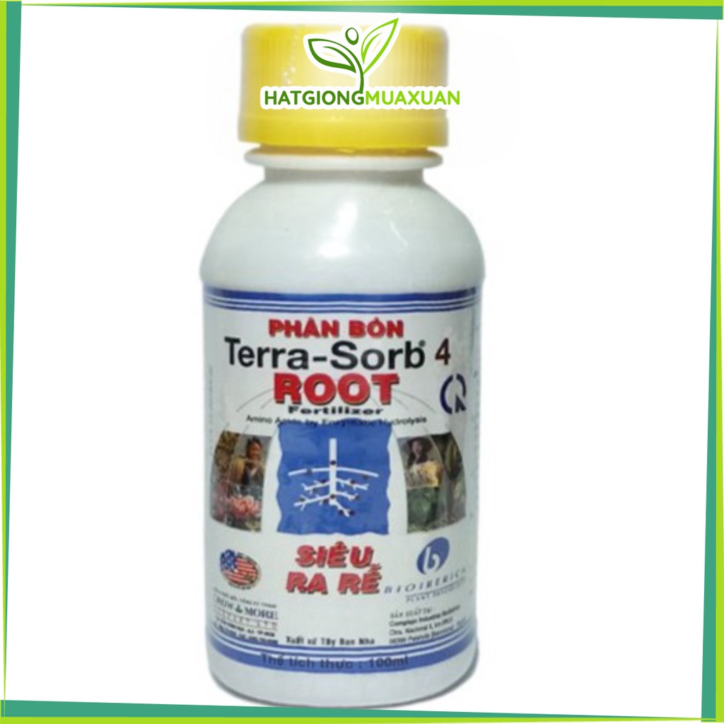 [SIEURE] Phân bón lá Terra Sorb 4 chai 100ml hàng đẹp, phân phối chuyên nghiệp.