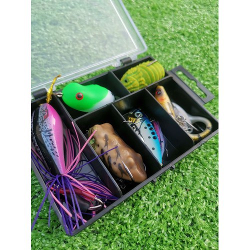 Bộ Mồi Lure Cá Lóc 6 Con Hàng Nhạy Chính Hãng - ĐỒ CÂU ĐINH THẮNG