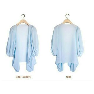 Áo khoác voan tay lửng