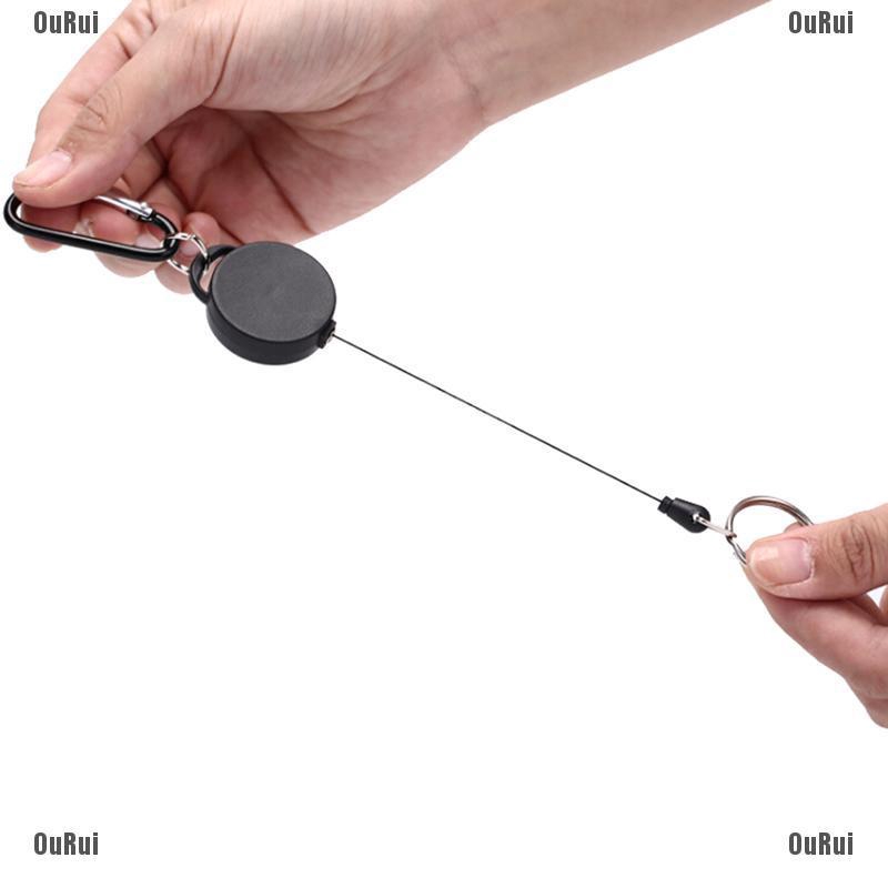 (FCC) Móc Khóa Dây Rút Màu Đen Có Thể Kết Hợp