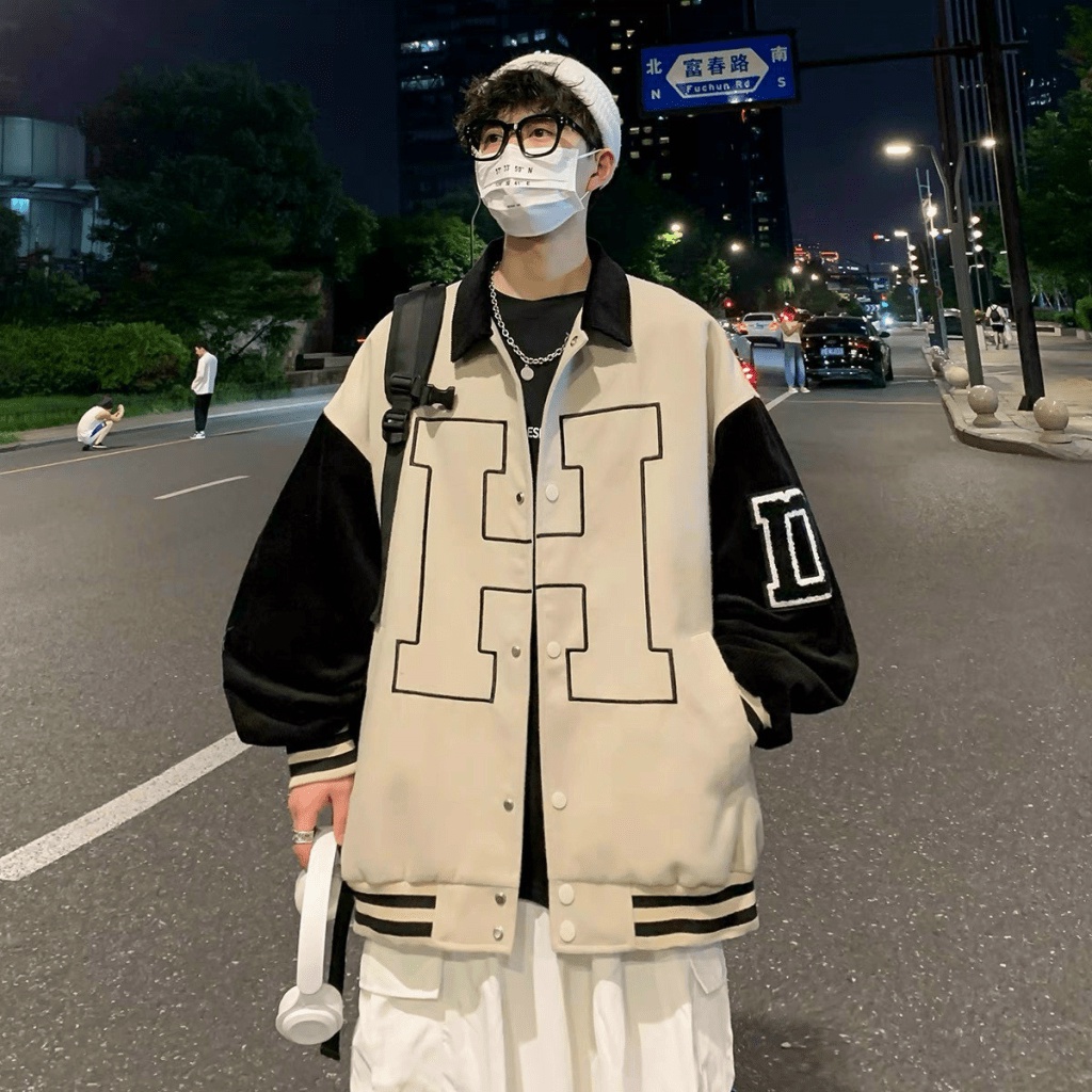 (HCM) Áo Khoác Dù Chữ H siêu đẹp - form rộng , thời trang unisex siêu đẹp - phong cách hàn quốc cực hot KM FASHION