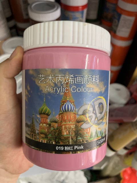 Combo 30 lọ màu acrylic 3D 500ml