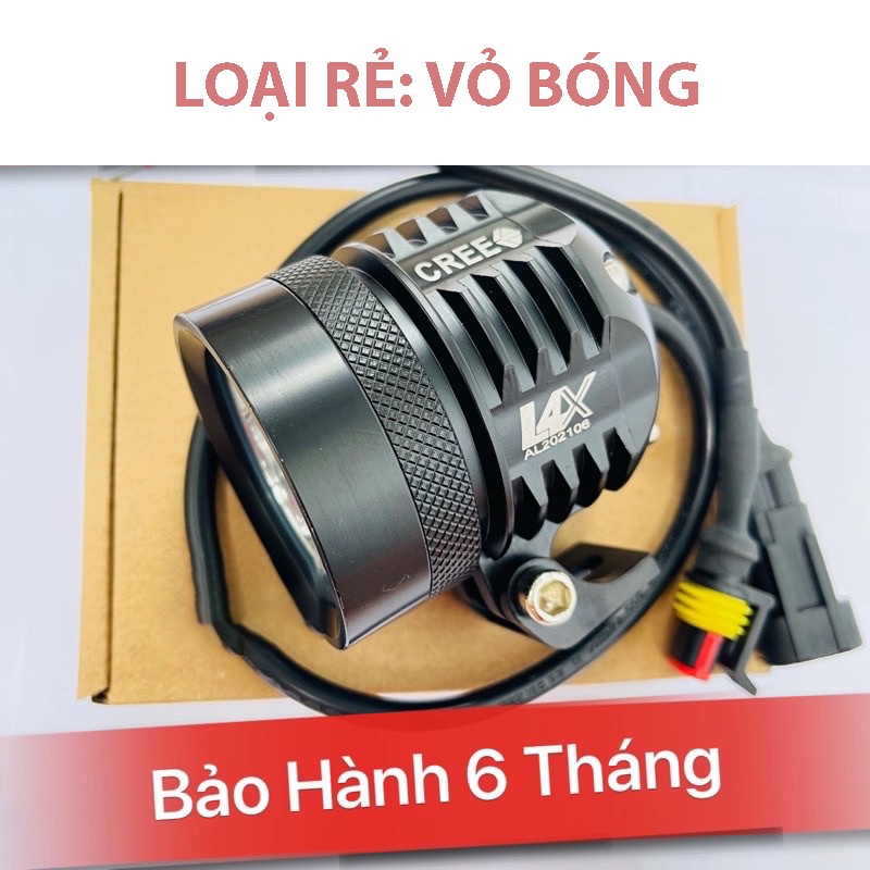 ĐÈN TRỢ SÁNG L4X  CREE CAO CẤP MẪU MỚI (XEM VIDEO)