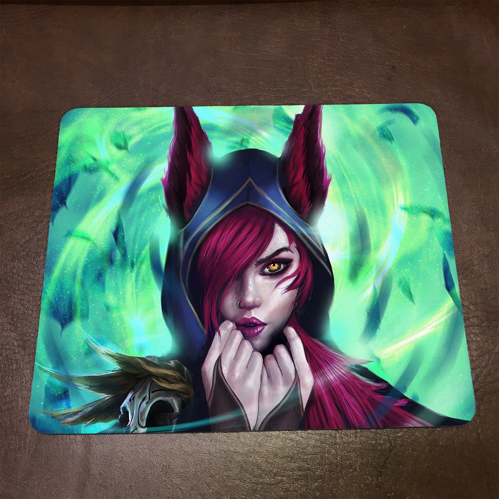 Lót chuột máy tính League of Legends XAYAH - Mẫu 1 Mousepad cao su êm ái, nhận in theo yêu cầu