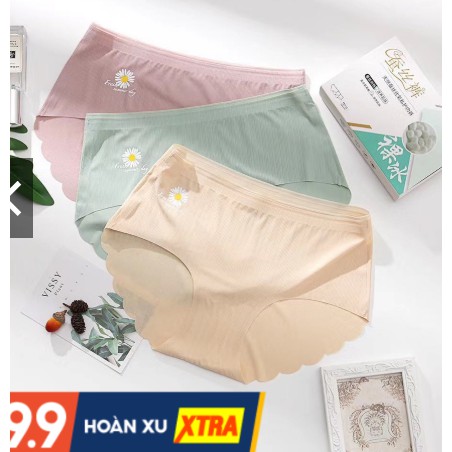 [ GIẢM GIÁ SỐC] HỘP 3 QUẦN SU HOA CÚC XUẤT DƯ CỰC ĐẸP